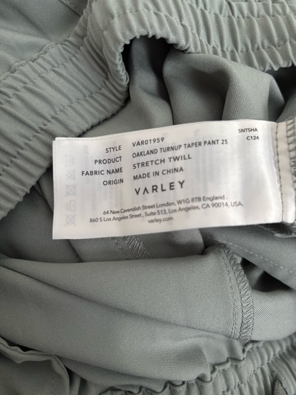 Varley Oakland Turnup Taper Pant 25 - Picture 11 of 12
